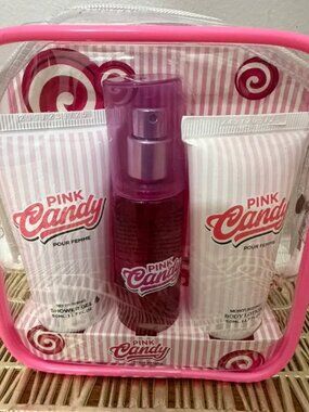 Pink Candy Pour Femme Women’s 3-Piece Travel Gift Set